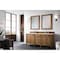 James Martin Vanities Brittany 72in Double Vanity, Saddle Brown w/ 3 CM White Zeus Quartz Top 650-V72-SBR-3WZ - alternate 2